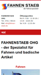 Mobile Screenshot of fahnen-staeb.de